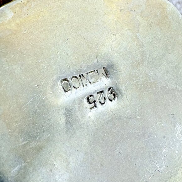 VTG Sterling Silver 925 Leopard Jasper Bezel Set Pendant Necklace 24" Length - Picture 6 of 15